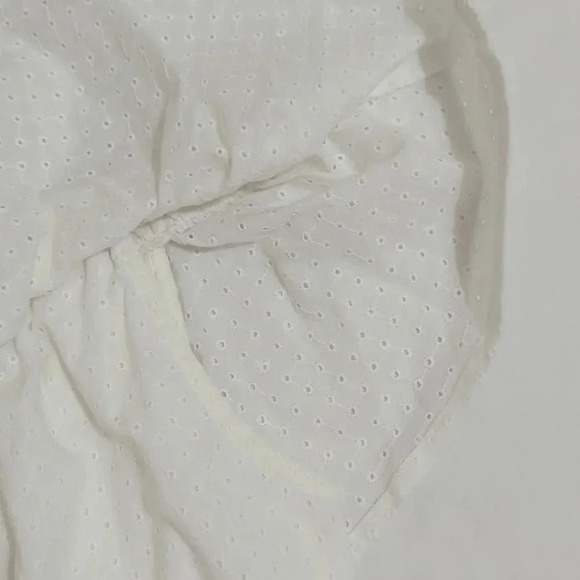 Lucky Brand Cold Shoulder Top, Color White Size M - Picture 8 of 11